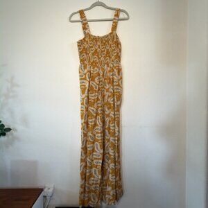 DOKOTOO Yellow Paisley Maxi Dress